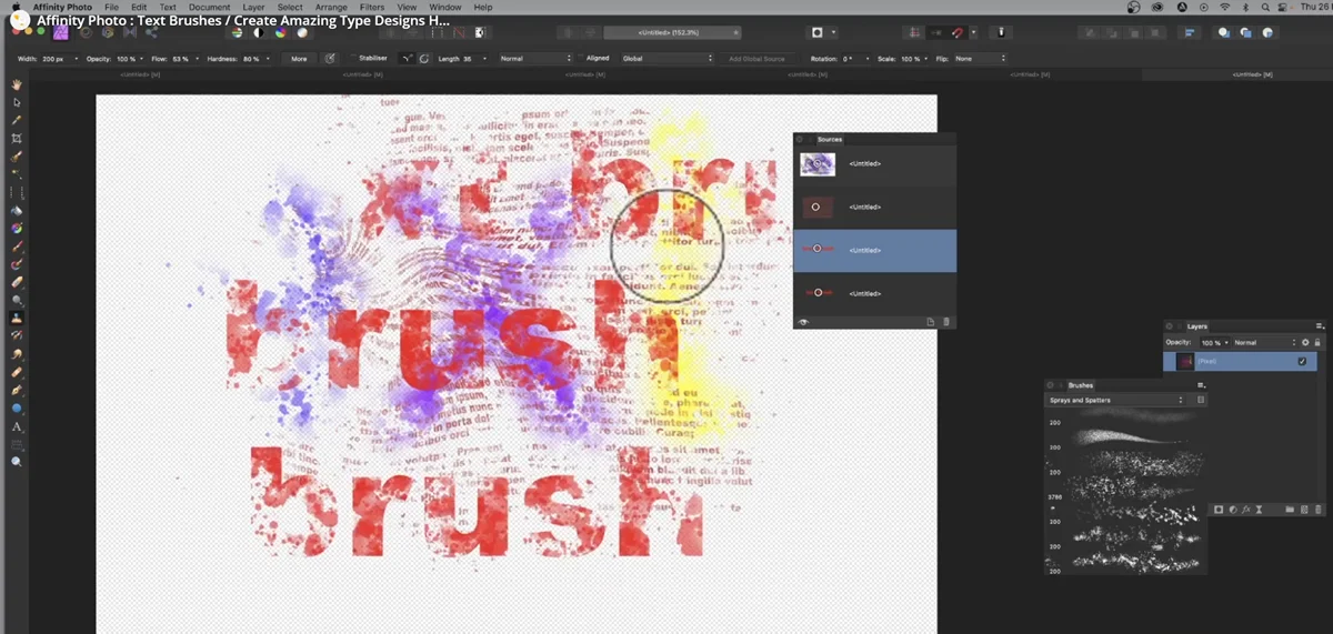 Интерфейс Affinity Photo